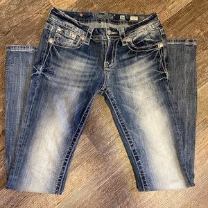 Miss Me jeans size 26 boot cut mid rise